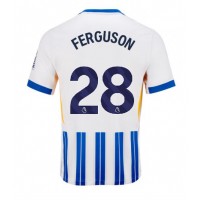 Fotballdrakt Herre Brighton Evan Ferguson #28 Hjemmedrakt 2024-25 Kortermet